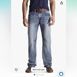 ** ARIAT M4 Low Rise Bootcut Mens Jeans